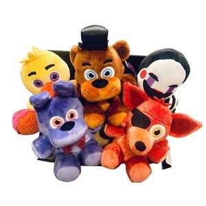 Five Nights at Freddy’s FNAF Plush Glow in the Dark Eyes 8 in Set of 5
